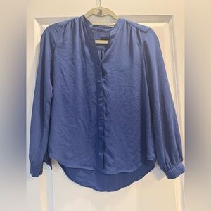 Ann Taylor Royal Blue Blouse in XS petite